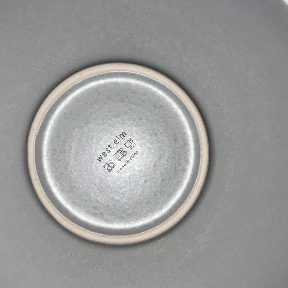 West Elm Dinner Plate Set Of 4 Charleston Bluish Gray